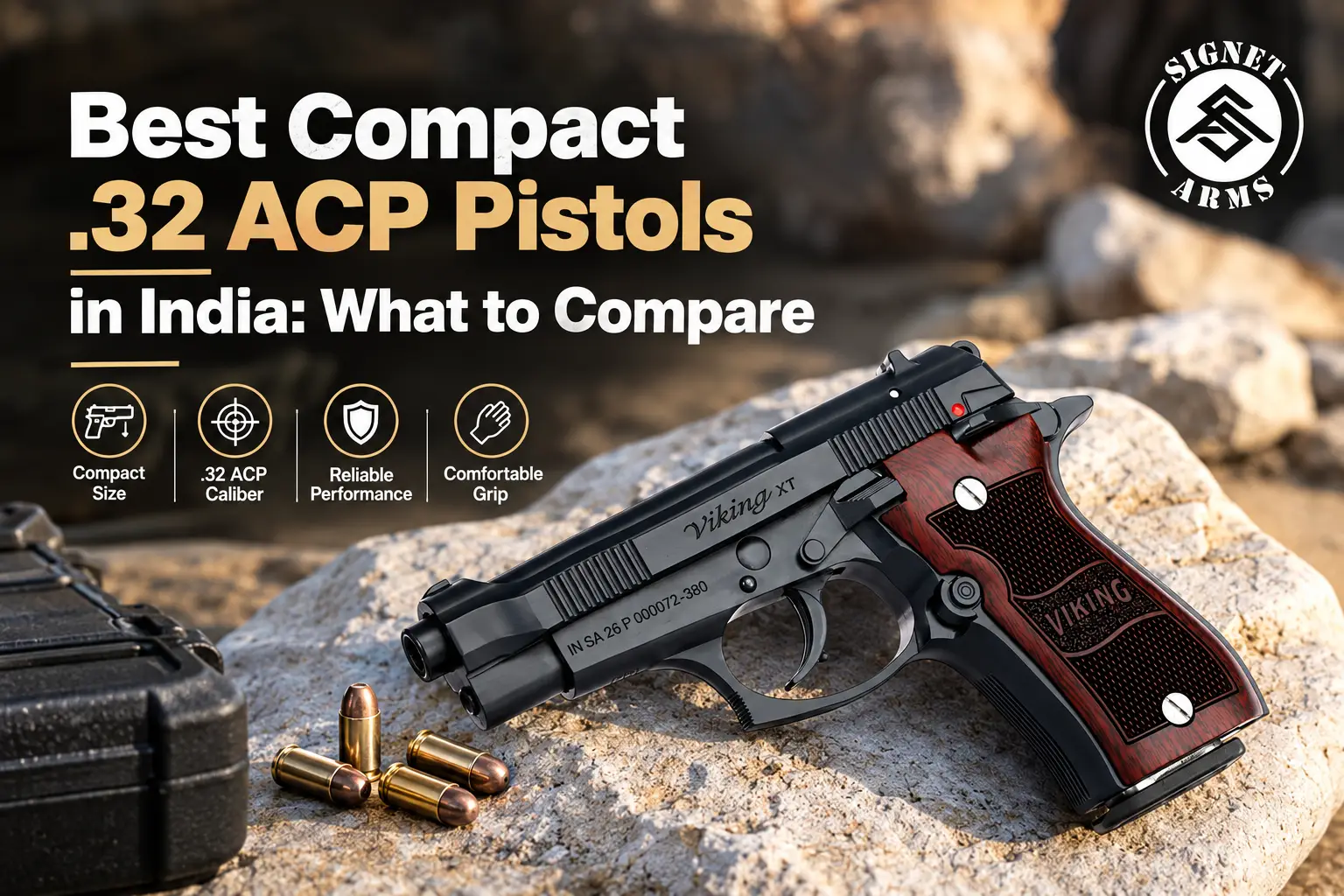 Best Compact .32 ACP Pistols in India
