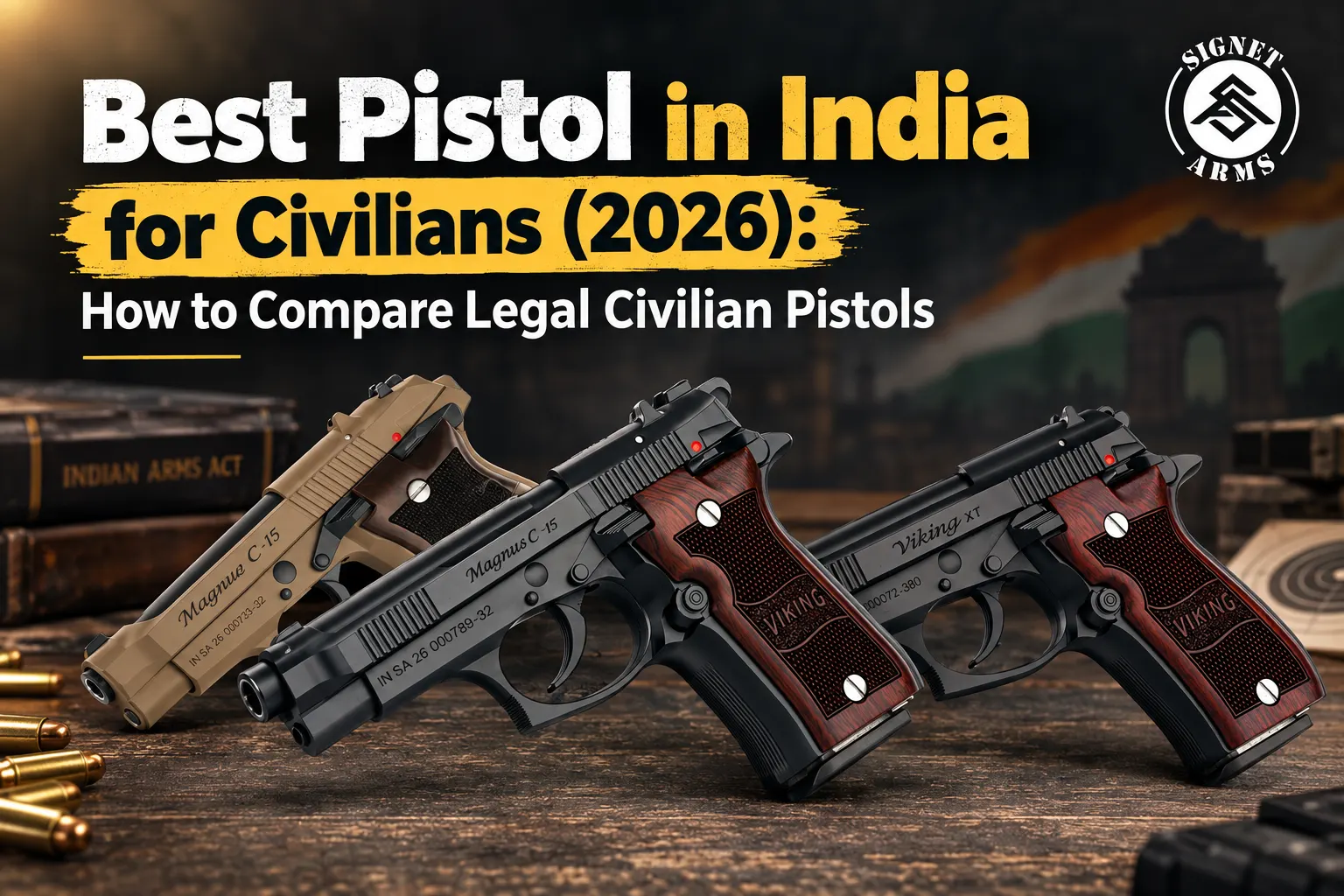 Best Pistol in India for Civilians